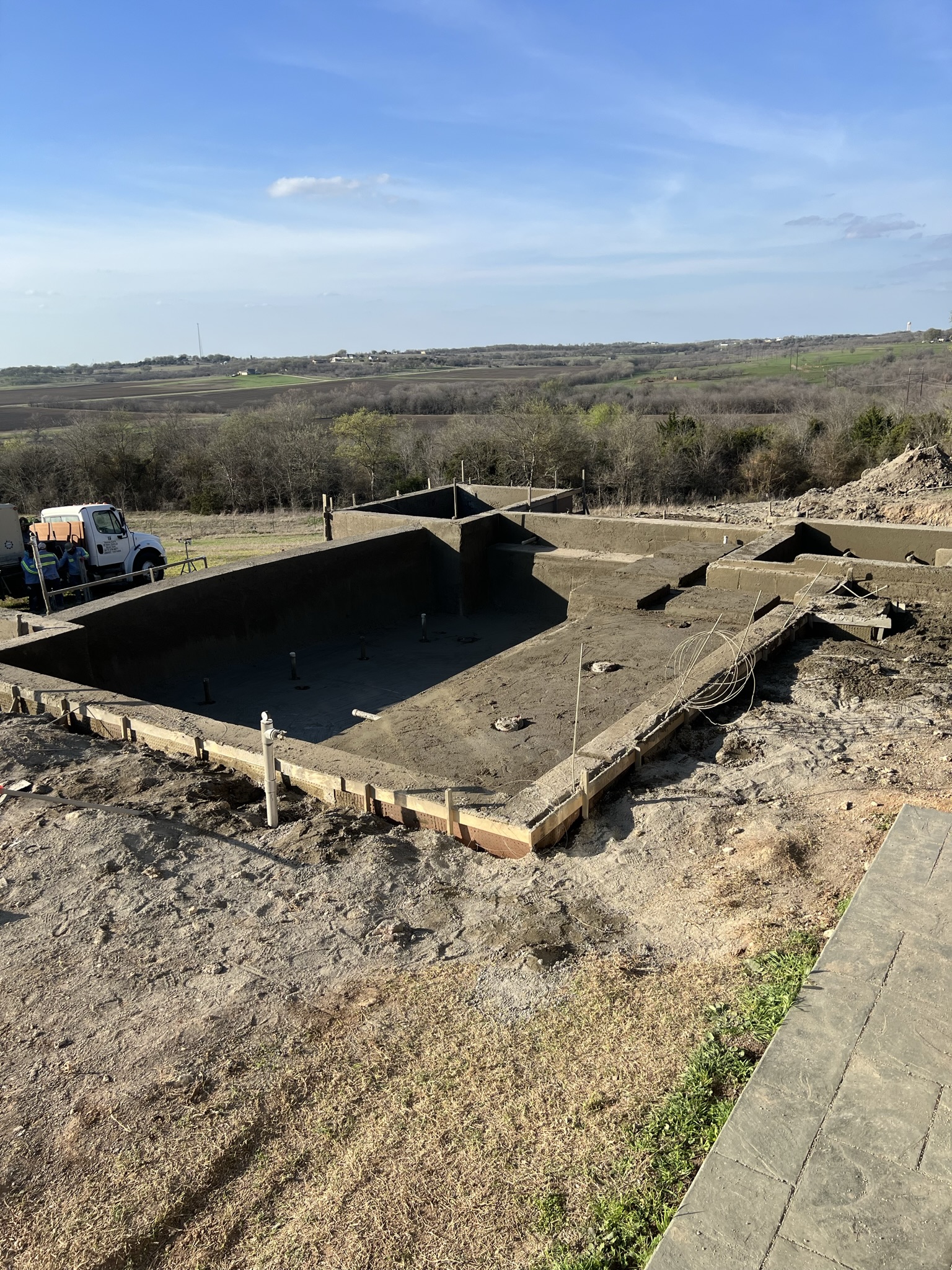 Shotcrete shell stage before final finish